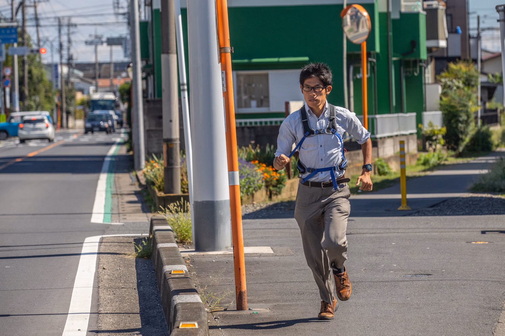 Is Kawauchi a full-time runner?